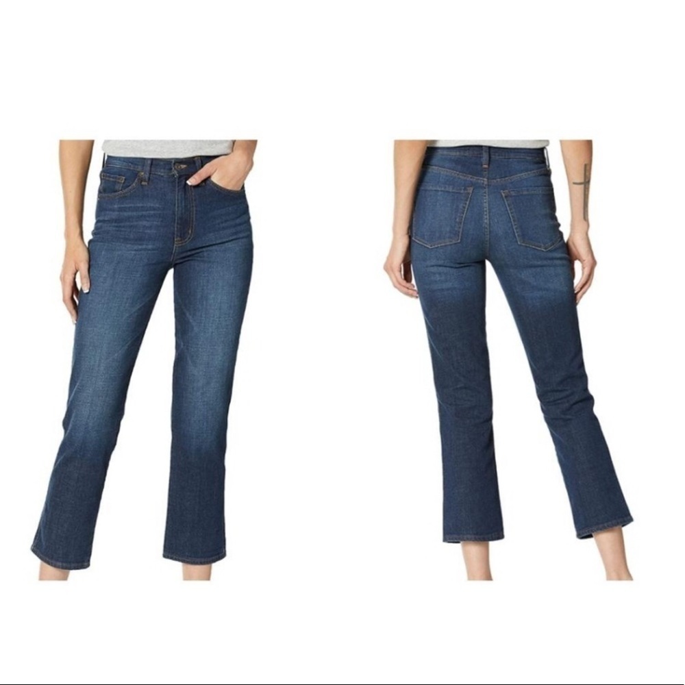 Ella Moss High Waist Straight Ankle Jean